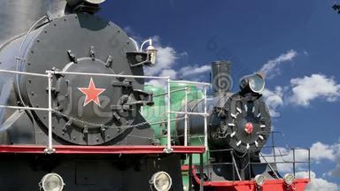 古代蒸汽机车，俄罗斯莫斯科铁路博物馆，里兹斯基火车站，里兹斯基沃克扎尔，里加站